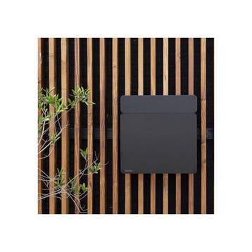 Spinder Design Inbox wandbrievenbus staal - zwart, Verzenden, Nieuw