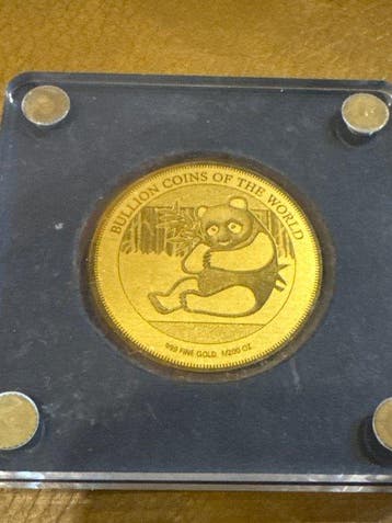 Tsjaad. 5000 Francs 2019 Panda 1/200 Oz (.999) mit CoA