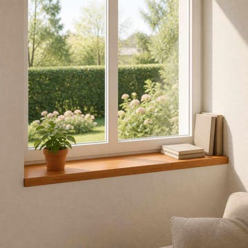 vidaXL Raamkozijnen 2 st Bruin 100 x 30 x 2 cm Massief, Verzenden, Nieuw
