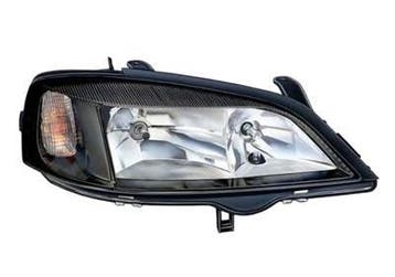 Opel Astra G Zwart Koplamp Rechts (Koplampen, Verlichting), Auto-onderdelen, Verlichting, Verzenden, Nieuw