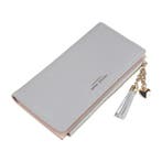 ZILOU Portemonnee Ritsvak Grijs [TIP!], Verzenden, Nieuw, Grijs, Overige merken