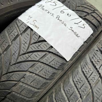 2 x Maxxis 175-60-15 7AWinterbanden 7,5mm, Gebruikt, 15 inch, 175 mm, Band(en)