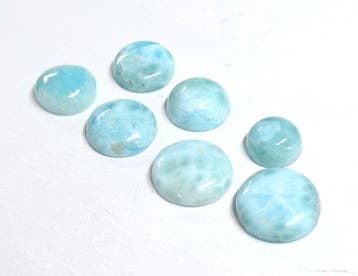 Prachtige partij Larimar - 100% natuurlijk - Cabochon- 9.35