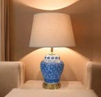 Lamp - inspiratie uit Azië - Porselein, Messing