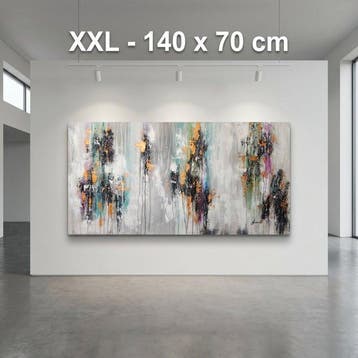 Monika Spiewak - Abstract - Oil Painting Stretched On The