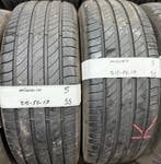 2x215-55-17 Michelin Zomer 2x5mm €55 PerBand 215 55 17, Auto-onderdelen, Ophalen, 17 inch, Band(en), Personenwagen