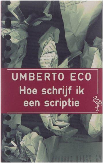 Hoe schrijf ik een scriptie / Ooievaar - Umberto Eco, Verzenden, Gelezen, Umberto Eco