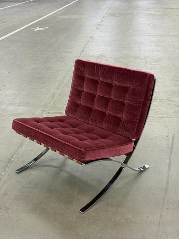 Knoll Studio Barcelona Chair | Origineel | NIEUW + Garantie, Stof, 75 tot 100 cm, Ophalen of Verzenden, Zo goed als nieuw