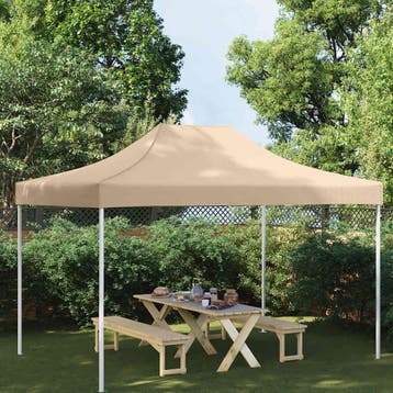 vidaXL Partytentdak 270 g/m² 4,5x3 m beige, Verzenden, Nieuw, Partytent