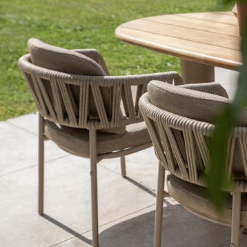 Calma dining tuinstoel latte Taste 4SO, Ophalen of Verzenden, Nieuw