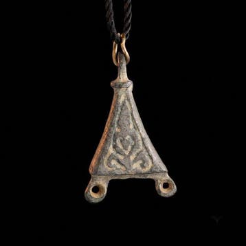 Viking periode Prachtige Scandinavische amulethanger – oud