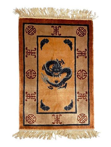 China - Tapijt - 77 cm - 51 cm - Zijde op zijde, Nieuw