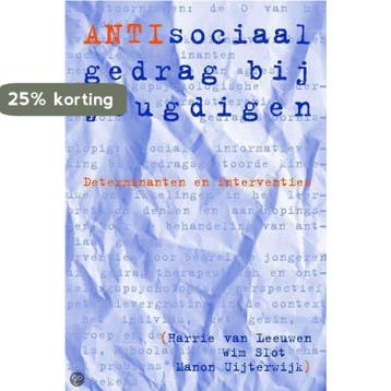 Antisociaal gedrag bij jeugdigen 9789026516924, Verzenden, Gelezen