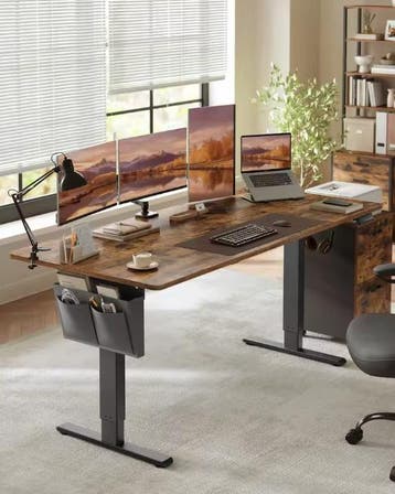Verstelbaar Zit-Sta Bureau Wit 180x80cm – 4 Geheugenstanden, Verzenden, In hoogte verstelbaar, Nieuw
