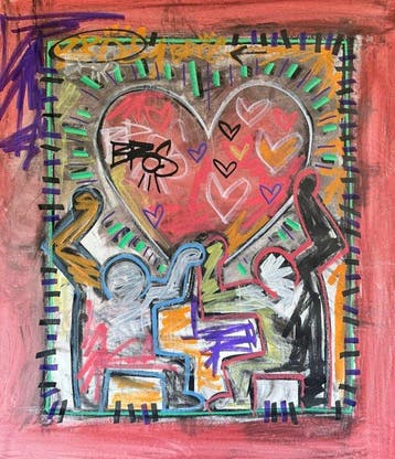 Freda People - Haring On The Wall XXL