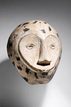 Masker - Kwele - DR Congo (Zonder minimumprijs), Antiek en Kunst