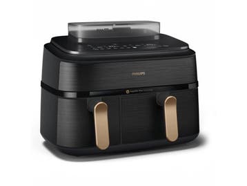 Philips 5000 series NA552/00 - Dubbele heteluchtfriteuse 9L, Verzenden, Zo goed als nieuw