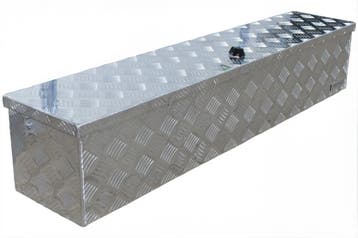 Aluminium traanplaat disselkist - 1250x250x250 mm, Ophalen of Verzenden, Nieuw