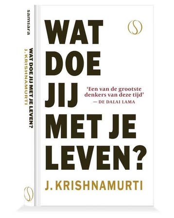 Wat doe jij met je leven? - Jiddu Krishnamurti 9789493394063, Boeken, Verzenden, Zo goed als nieuw, Jiddu Krishnamurti