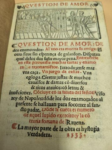anonimo - Question de amor - 1533