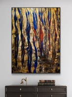 Jana Noldin - Abstract Original Painting Golden Woods (80