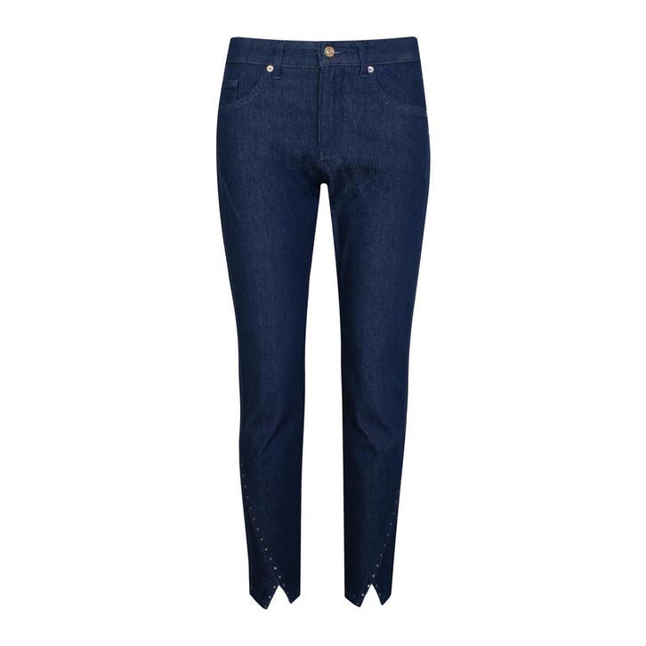 MAC • blauwe Deja hem glam jeans • 36, Kleding | Dames, Spijkerbroeken en Jeans, Blauw, Nieuw, Verzenden