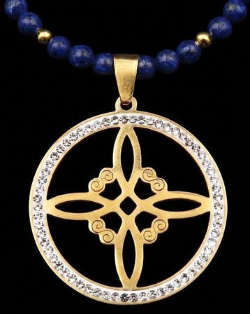 Lapis lazuli - Vloekbreker - Heilige Heksenknoop -