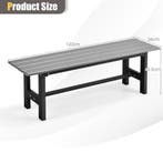 LIVSK Tuinbank van HDPE en Metaal - Weerbestendig - Ergonomi, Verzenden, Nieuw
