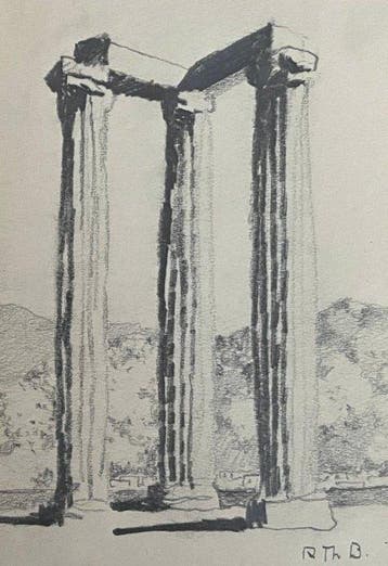 Rodolphe-Théophile Bosshard (1889–1960) - Original Travel, Antiek en Kunst