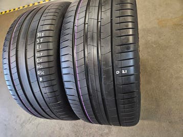 315/35/21 111Y Pirelli Pzero *RSC DOT21 6,9mm Profiel, Ophalen, Gebruikt, 21 inch, Band(en)