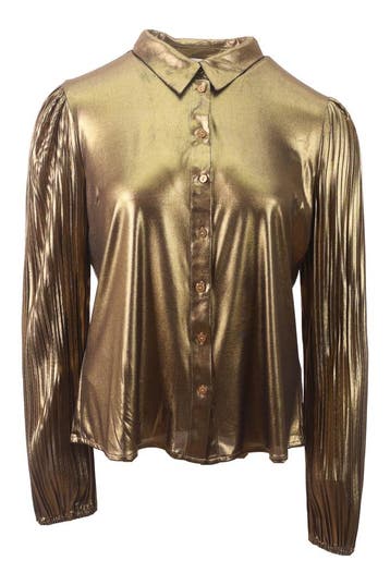AAIKO Blouse in maat S Goud, Kleding | Dames, AAIKO, Verzenden, Gedragen, Overige kleuren