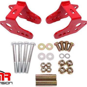 BMR 79-04 Ford Mustang Control Arm Relocation Bracket - Red, Ophalen of Verzenden, Nieuw