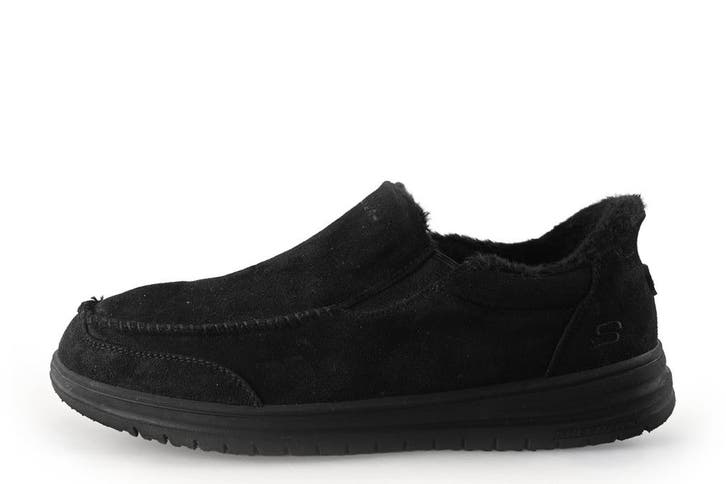 Skechers Instappers in maat 42 Zwart, Kleding | Heren, Schoenen, Zwart, Zo goed als nieuw, Overige typen, Verzenden