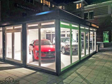 Bouwkeet/winkelruimte/kantoorunit in de aanbieding OP=OP!