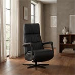 Leren relaxfauteuil met hartbalans Core - Toledo Nero, Huis en Inrichting, Fauteuils, Bohemian, Industrieel, Modern, Scandinavisch