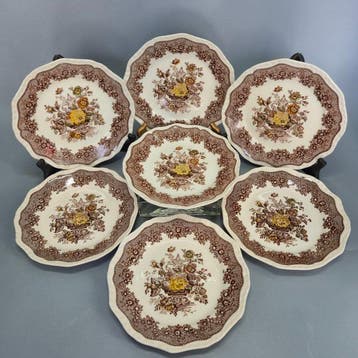 Eetservies - Masons Ironstone Ascot Teller Set 7-teilig