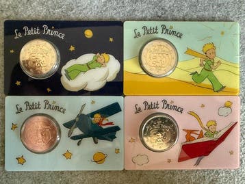 Frankrijk. 2 Euro 2026 Le Petit Prince (4 coincards)