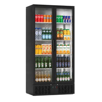 Koelkast - 383 Liter - 2-Deurs - Glazen Deur - Geventileerd, Verzenden, Nieuw in verpakking