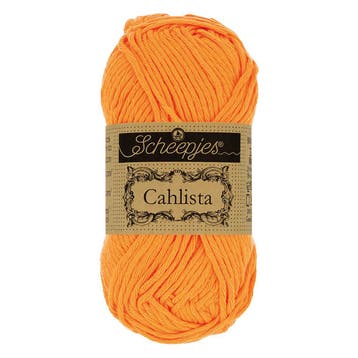 Scheepjes Cahlista 50g - 411 Sweet Orange, Ophalen of Verzenden, Nieuw, Breien of Haken, Wol of Garen