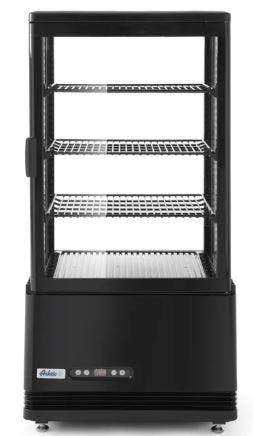 Horeca Koelvitrinekast zwart 68 l 230V 170W Arktic, Verzenden, Nieuw in verpakking