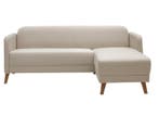 3-zitsbank, met chaise longue/Vissle beige, Antiek en Kunst, Antiek | Meubels | Stoelen en Banken, Verzenden