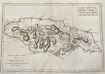 Americas - Jamaica - Caribische Zee; Rigobert Bonne/, Boeken, Atlassen en Landkaarten, Nieuw