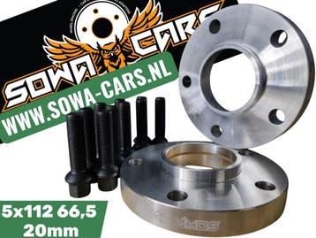 Spoorverbreders Spacers Mercedes 5x112 66,5 20mm, Auto diversen, Tuning en Styling, Verzenden