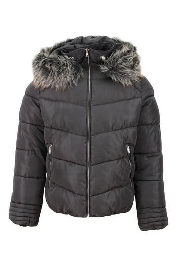 Koroshi Winterjas in maat L Zwart, Kleding | Dames, Koroshi, Verzenden, Gedragen, Zwart