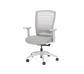 Ergonomische bureaustoel Airgo van Cas - grijs, Ophalen of Verzenden, Nieuw