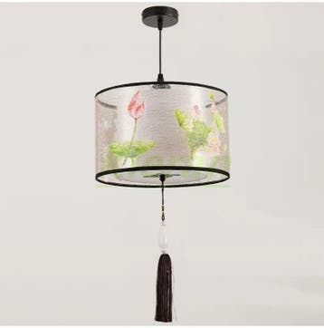 Nordic LED Hanglamp – Stijlvolle Stoffen Kroonluchter, Verzenden, Nieuw