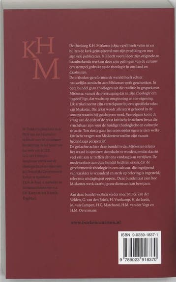 TEGOED VAN K.H. MISKOTTE, HET 9789023918370, Boeken, Verzenden, Gelezen