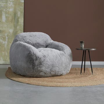 *WOONWINKEL* Fauteuil Zachte Vacht Grijs, Verzenden, Nieuw, Stof