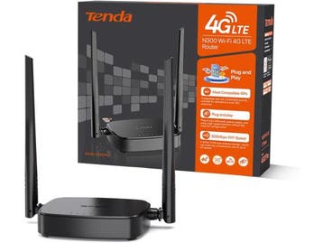 Veiling - Tenda 4G03 Pro 4G LTE Router, WLAN-router voor sim, Nieuw