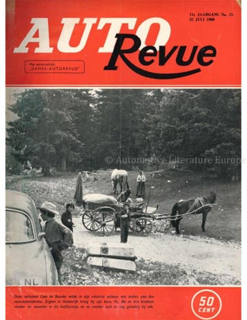 1960 AUTO REVUE MAGAZINE 15 NEDERLANDS, Nieuw, Author